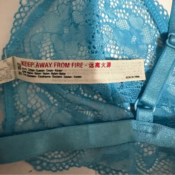 Free People Bright Eyes Bralette Tropical Blue - Picture 5 of 6